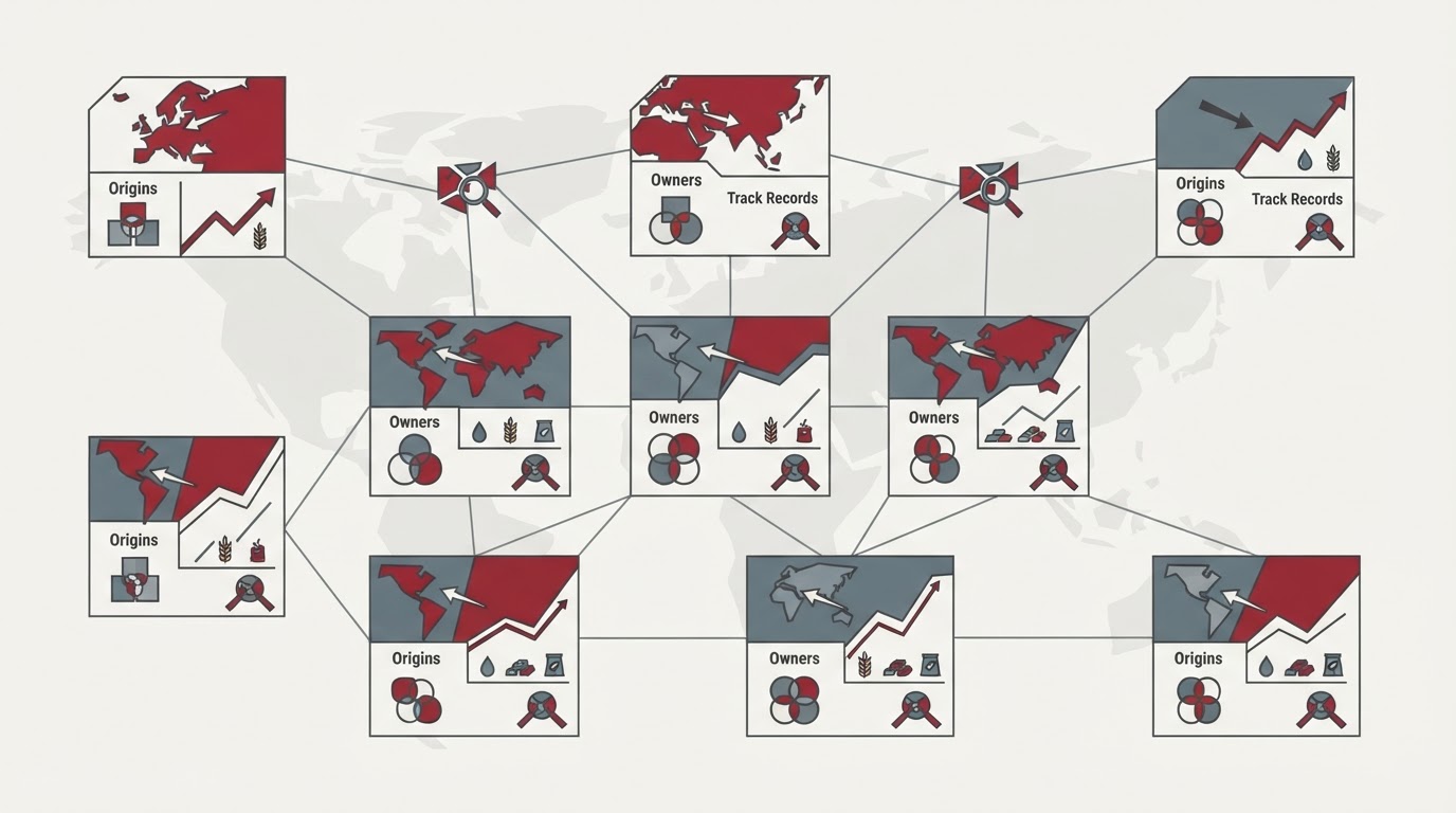 Scene illustrating Commodity Trading sector: The 10 Best Commodity Trading Companies in 2026: Owners, Origins and Track